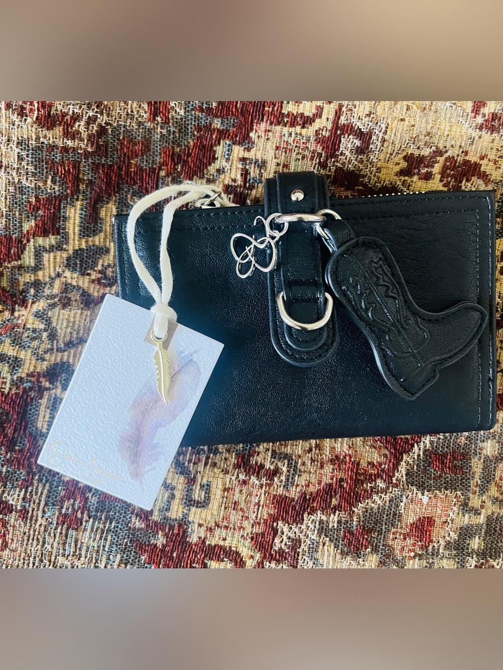 Jessica Simpson medium Black Wallet
Soft leather